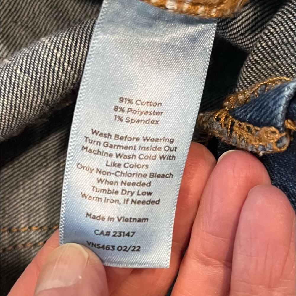 Talbots Everyday Relaxed Jean High Rise Stretch - Picture 9 of 10